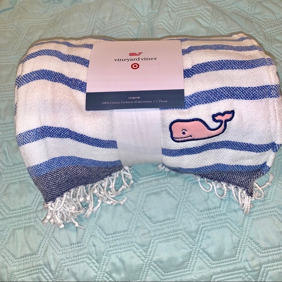 Vineyard Vines for Target Striped Throw Blanket - Picture 1 of 3